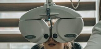 white eye testing machine