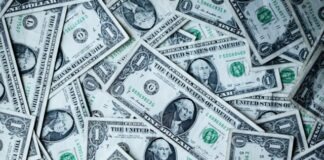 1 U.S.A dollar banknotes