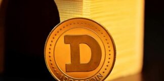 a close up of a coin on a table