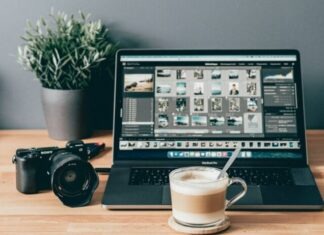 Top Free Object Remover Tools for Flawless Photos black laptop computer beside white ceramic mug on brown wooden table