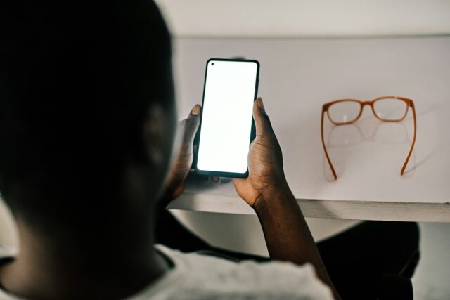 Photo by Emmanuel Ikwuegbu person holding white android smartphone