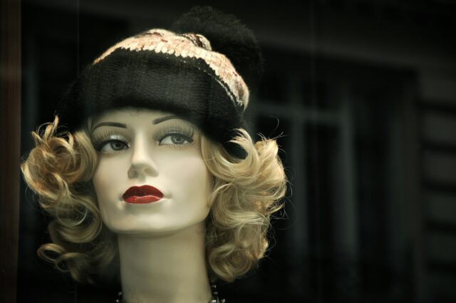 Photo by DAVIDCOHEN bobble hat on mannequin's head