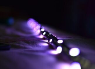 Where to Buy Bulk LED Light Strips? a close up of a string of lights on a bed