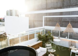 INNOVATION IN COMMERCIAL OUTDOOR FURNITURE green potted plant on table