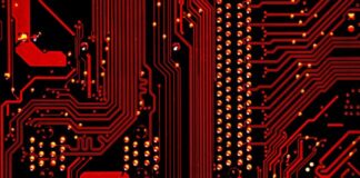 red and black abstract illustration
