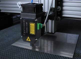 black and yellow labeled box