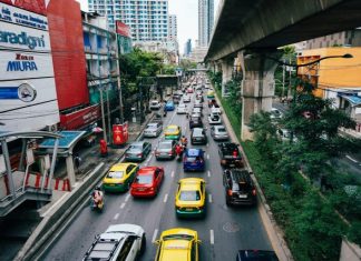 The Essential Guide to Car Accident Recovery: From Hospital to Home road with assorted cars