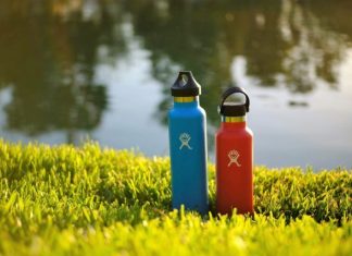 5 Surprising Ways to Use Hydroflasks Beyond Carrying Water blue and red sports bottle on green grass near body of water during daytime