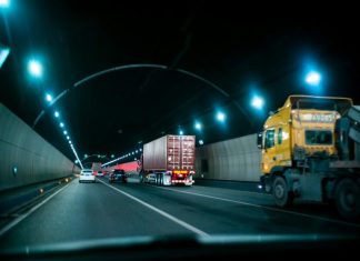 How a Truck Accident Lawyer Supports Your Case yellow truck on road during nighttime
