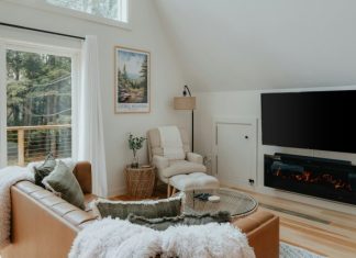 What Most People Overlook When Setting Up a New TV a living room filled with furniture and a flat screen tv