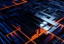 Why AI Development Services Are Key to Digital Transformation an abstract background with lines and shapes