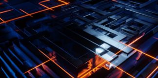 an abstract background with lines and shapes