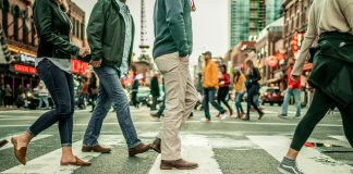 people walking on pedestrian lane during daytime
