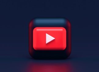 Top 10 YouTube Tools to Boost Subscribers & Watch Time red and white square illustration