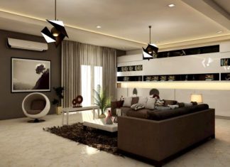 2026 Luxury Design Trends for Increasing Ventilation in Your Home rectangular white coffee table near brown leather sofa