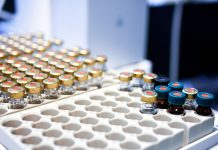 brown and white chess pieces on white tray