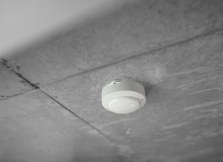 a light bulb on a table