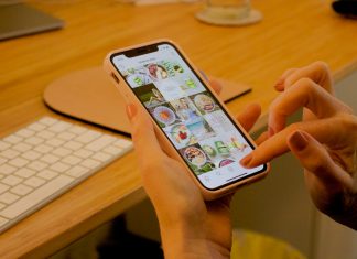 white Android smartphone