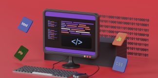 a computer on a desk