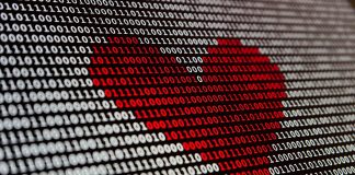 a heart is shown on a computer screen