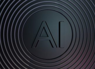Concentric circles with ai logo in center