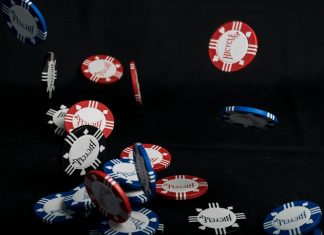 blue and red plastic toy car