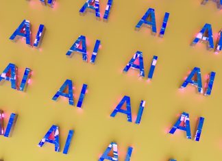 Seedream 5.0 Pro AI Image Generator Reflects the Growing Role of AI in Visual Content Creation the letters are made up of different colors