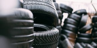 piles of car tires