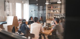 people sitting on chair