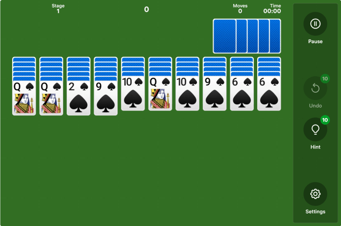 Spider Solitaire by Easybrain